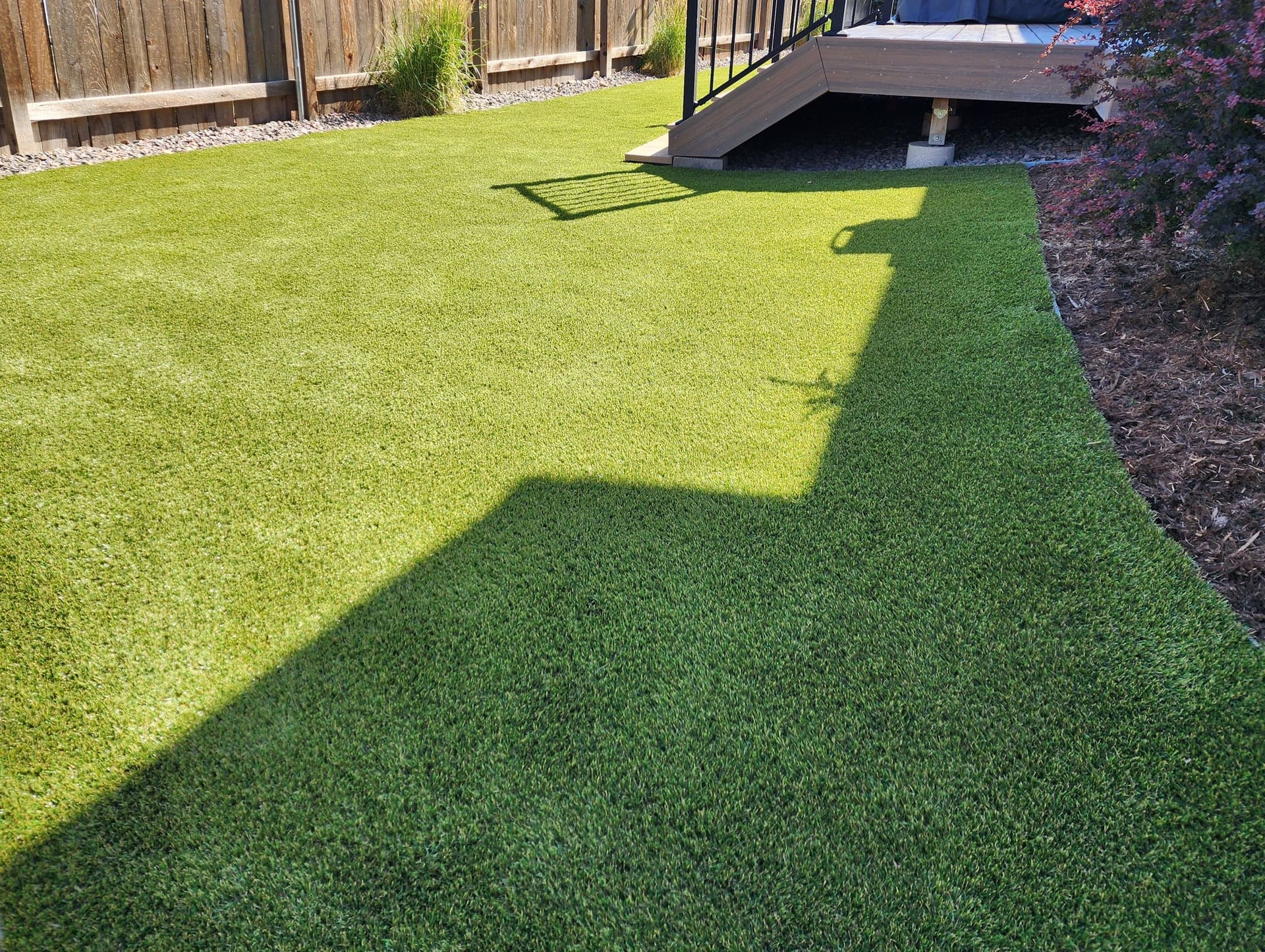 Gallery photos for Castle Rock Backyard Gets a Clean Artificial Turf Upgrade: Image #1