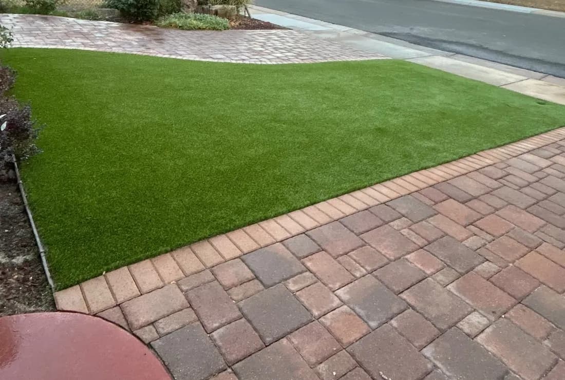 Project Fixing Two Problem Lawn Areas with Artificial Turf in Louisville image