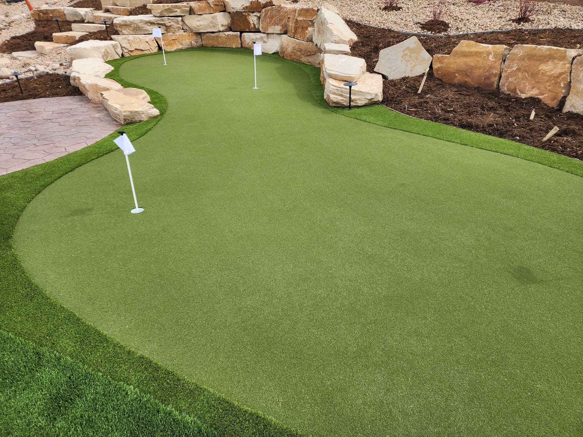 Custom Backyard Putting Green Built for Real Practice and Real Fun image