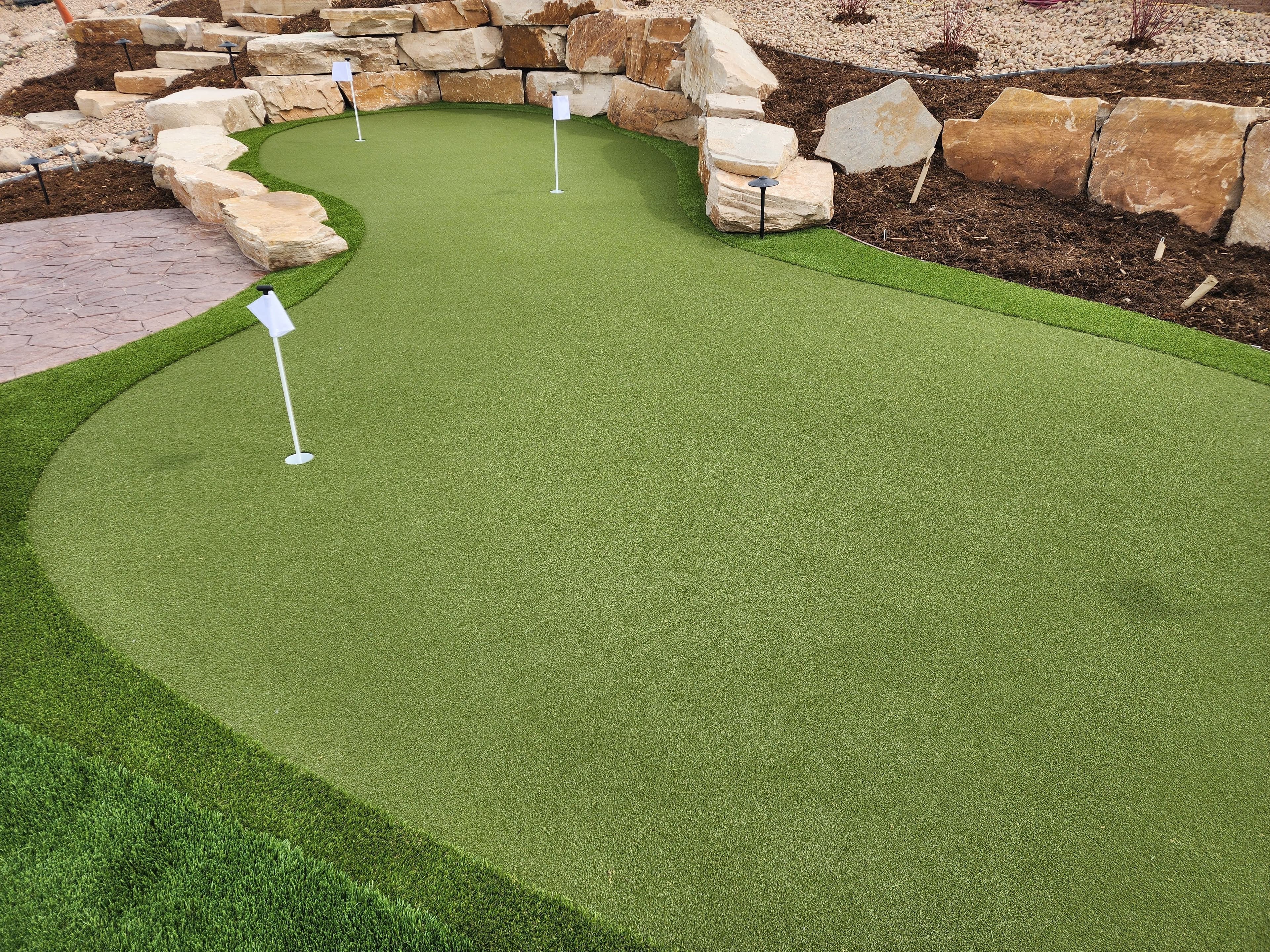 Project Custom Backyard Putting Green Built for Real Practice and Real Fun image