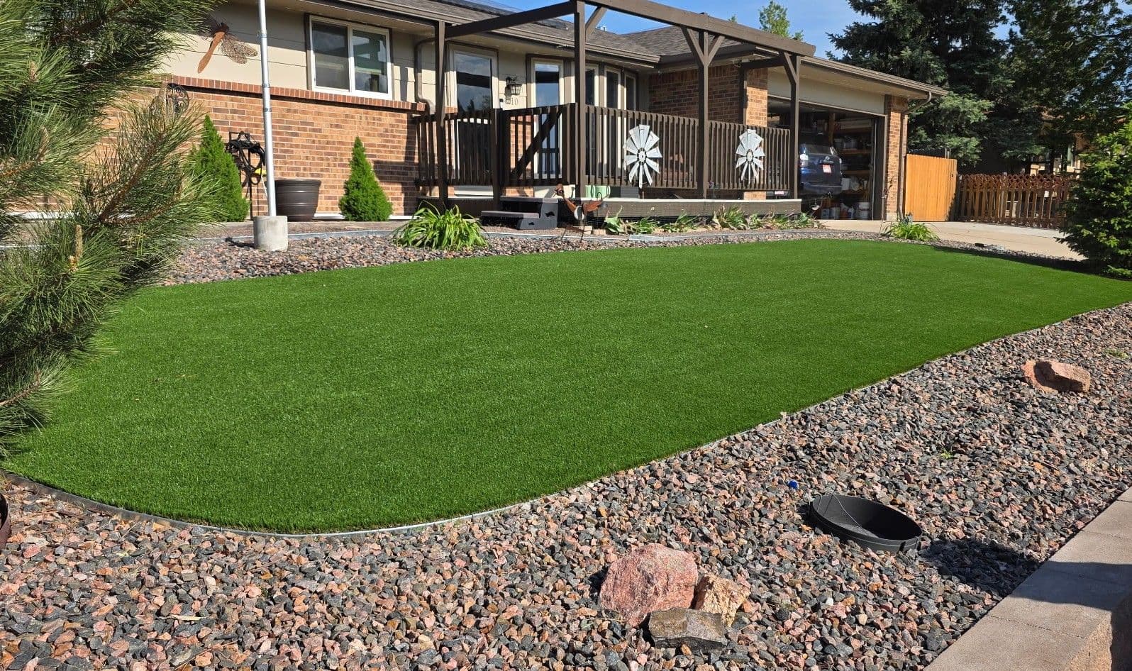 Gallery photos for Front Yard Turf Upgrade and Backyard Reuse in Littleton: Image #1