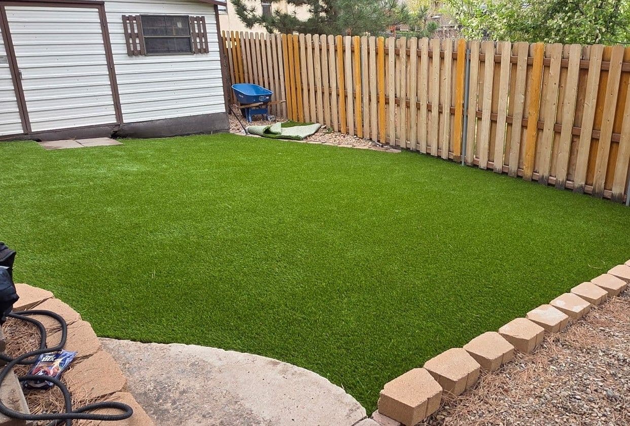Dog-Friendly Backyard Turf Install Ditches the Mud for Good