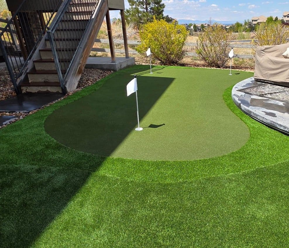 Gallery photos for Turf Lawn and Putting Green Install in Highlands Ranch: Image #2
