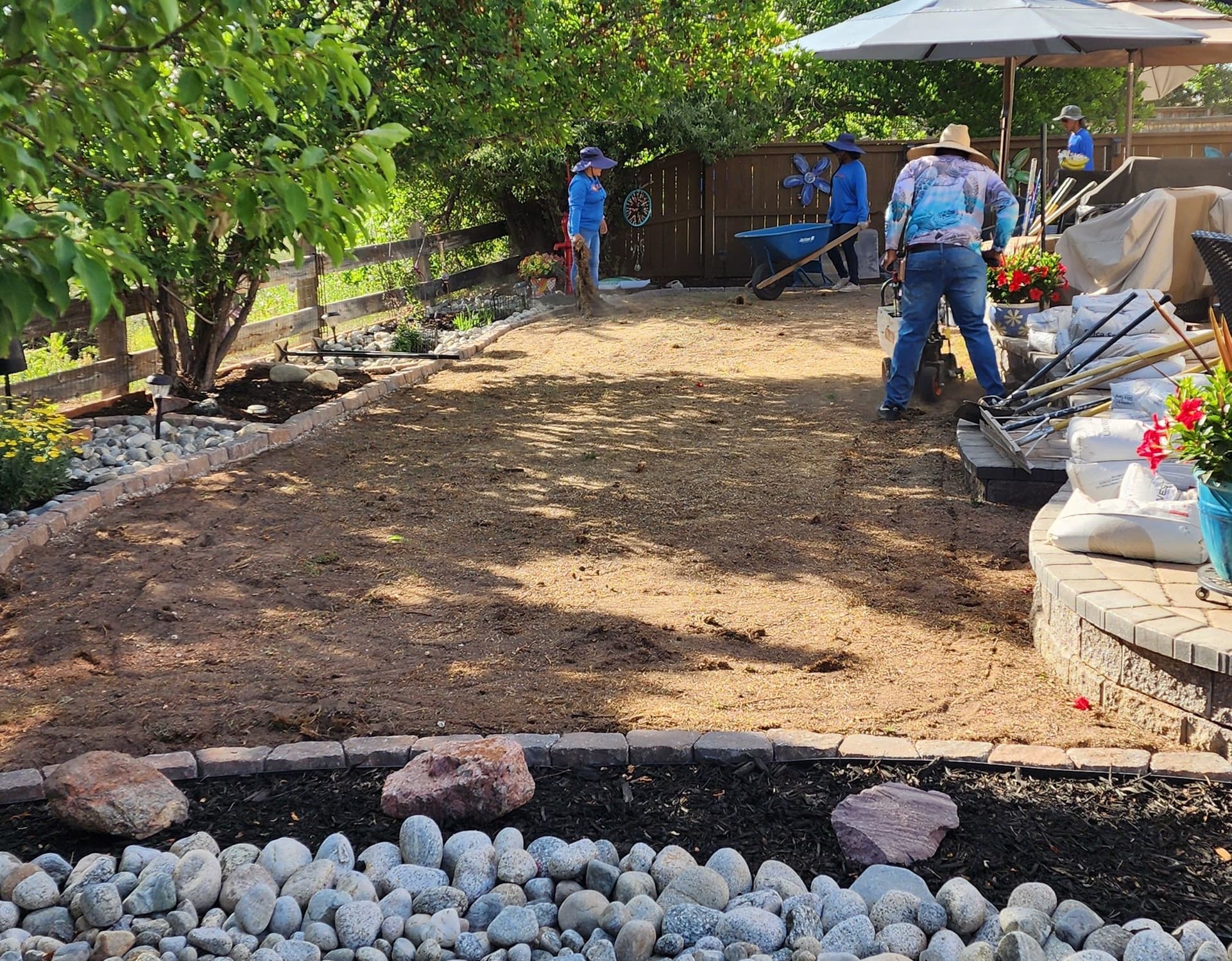 Gallery photos for Dead Lawn to Backyard Oasis in Highlands Ranch: Image #1