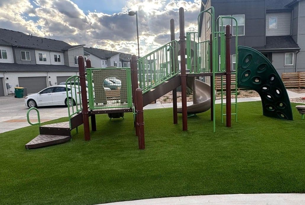 Gallery photos for Commercial Playground Turf Install with Fall Protection in North Denver: Image #1