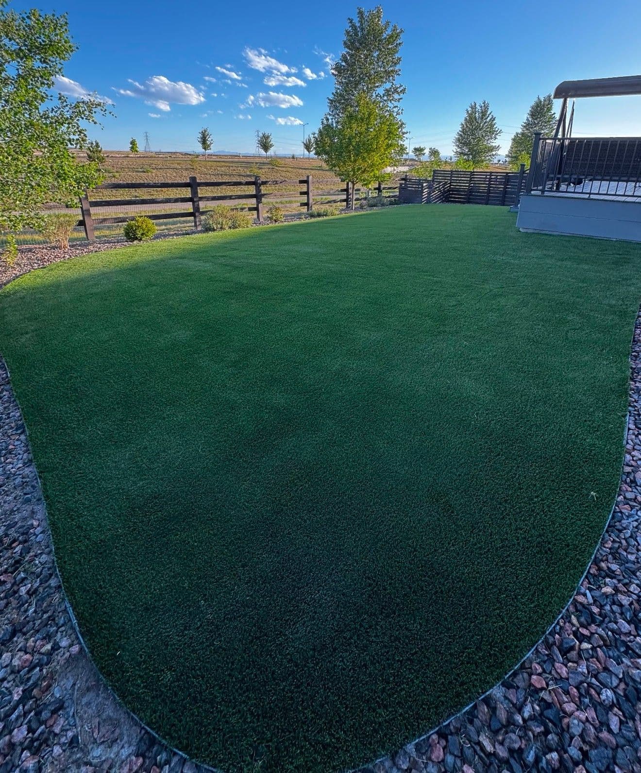 Project Artificial Turf Backyard Installation in Aurora CO image