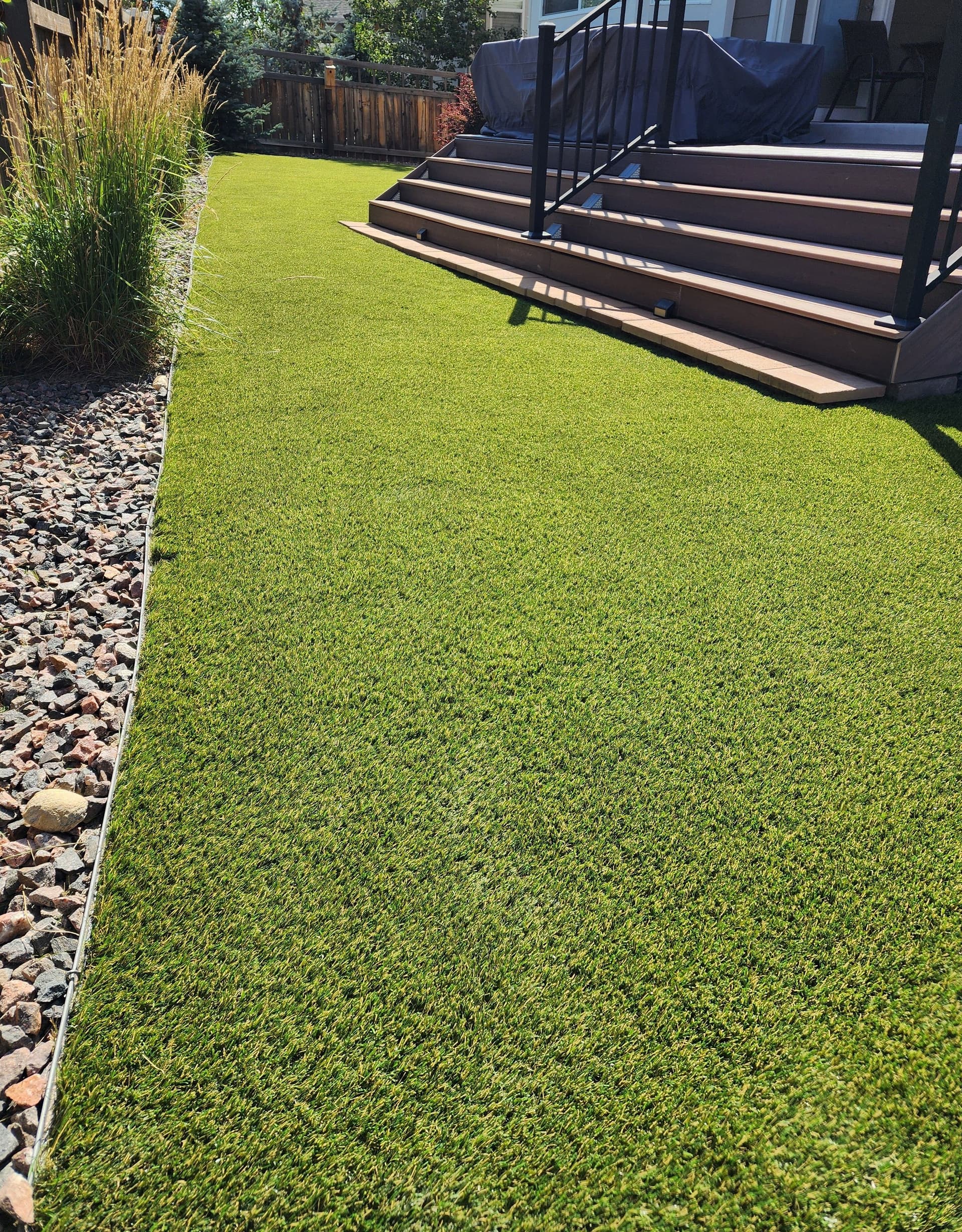 Castle Rock Backyard Gets a Clean Artificial Turf Upgrade image