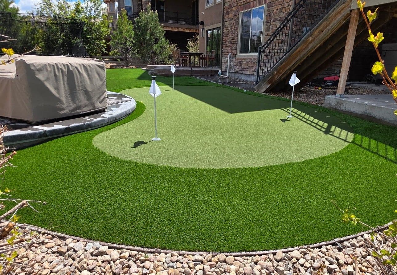 Gallery photos for Turf Lawn and Putting Green Install in Highlands Ranch: Image #3