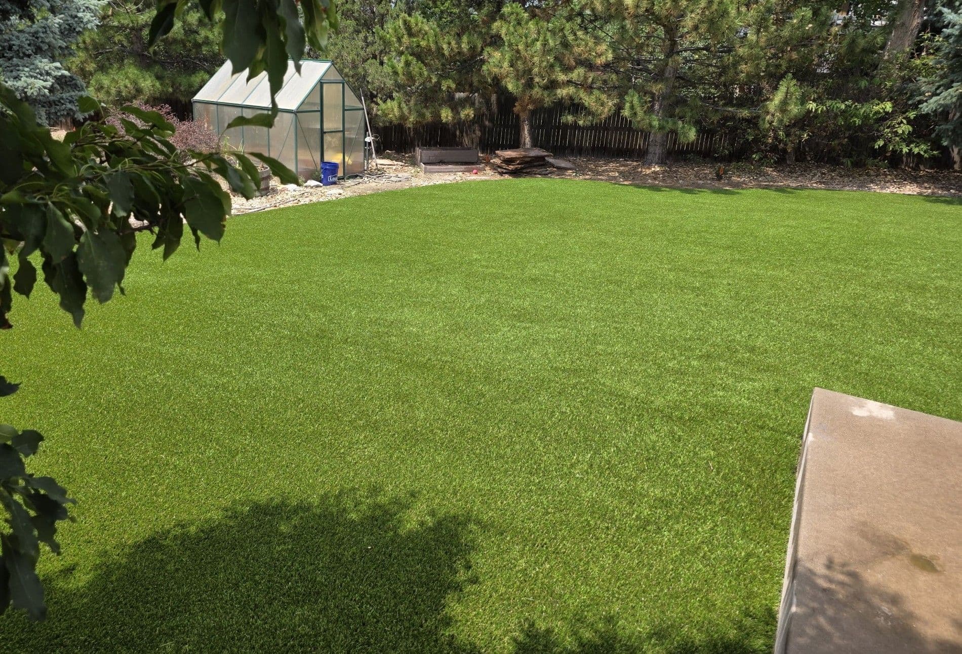 Gallery photos for Colorado Springs Backyard Goes From Dirt and Weeds to Lush Artificial Turf: Image #2