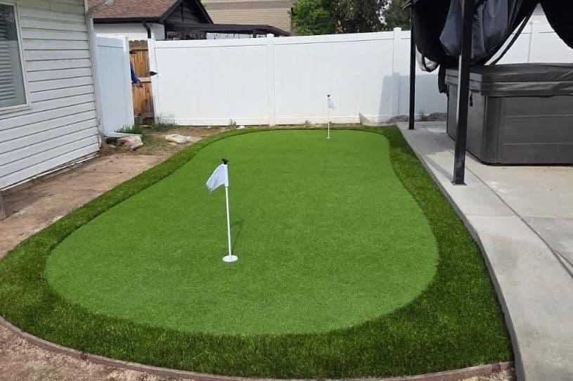 Custom Backyard Putting Green in Olde Town Arvada image
