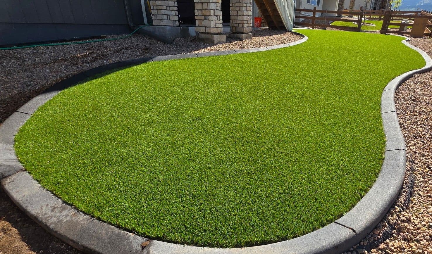 Gallery photos for No Mowing, No Watering - Just a Clean Green Backyard: Image #1