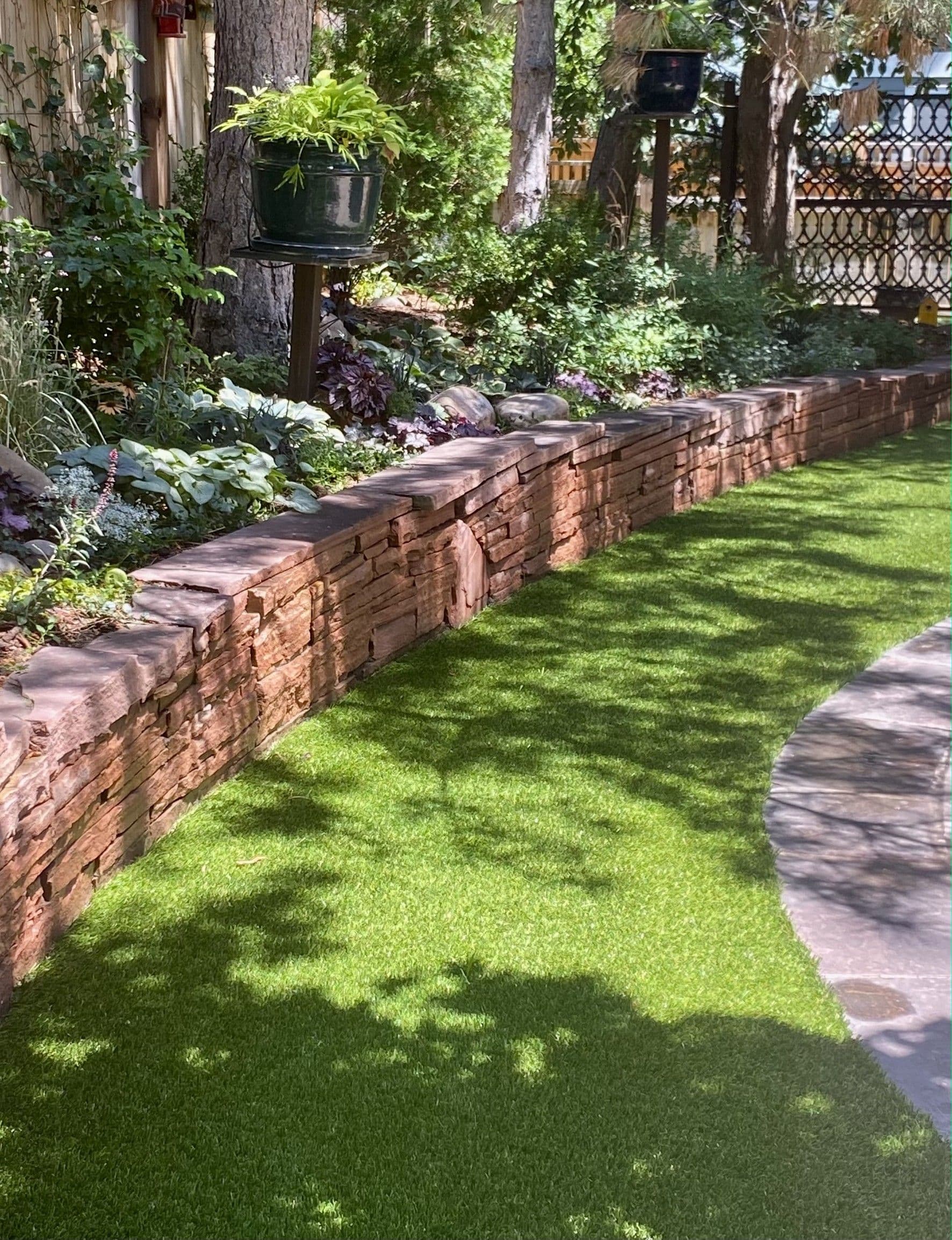 Artificial Turf That Actually Works in a Shaded Backyard image