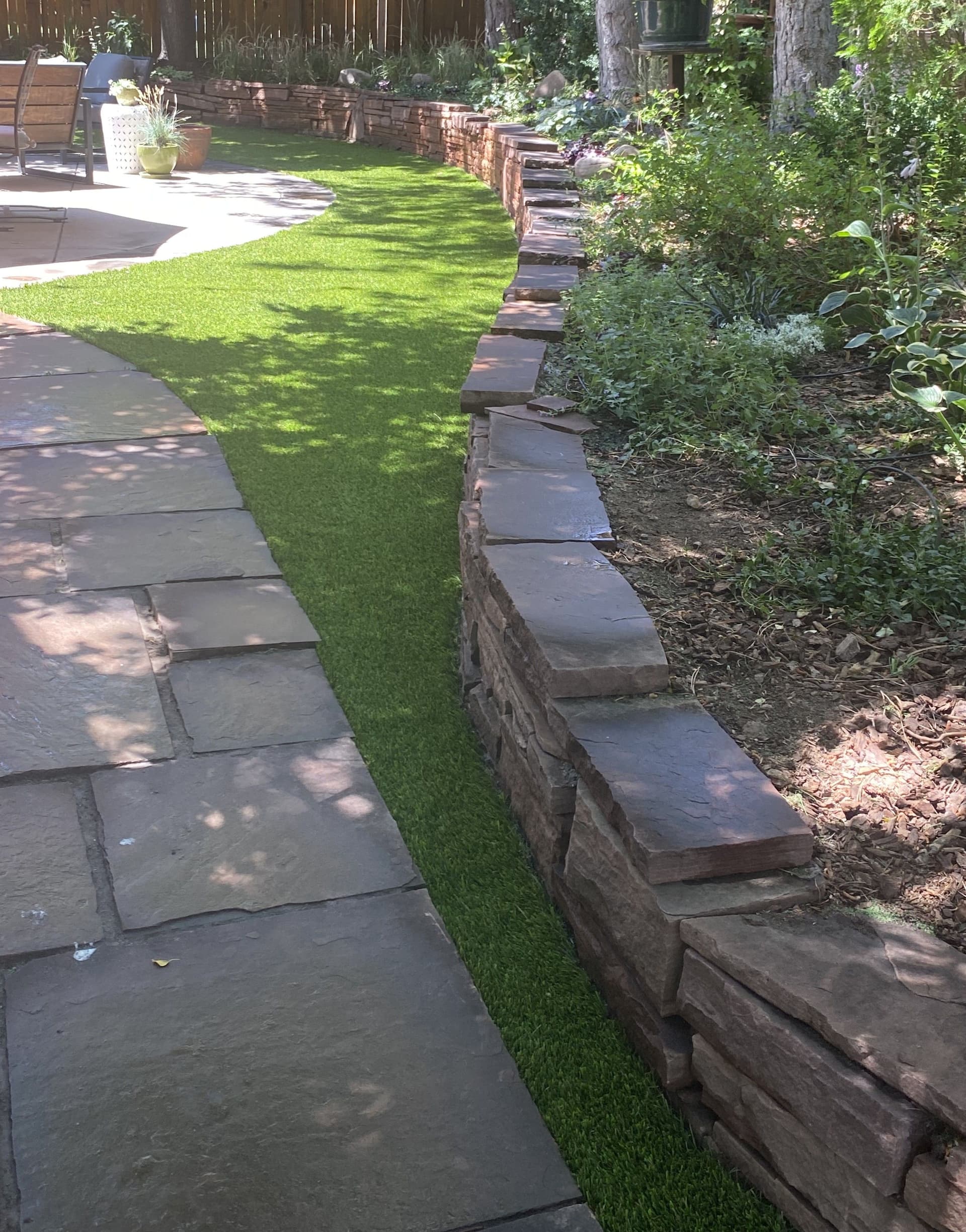 Gallery photos for Artificial Turf That Actually Works in a Shaded Backyard: Image #1