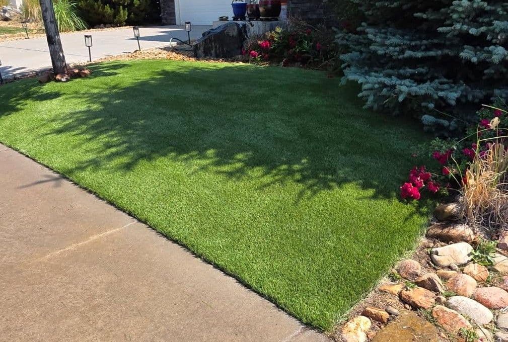 Front Lawn Artificial Turf Install in Castle Rock image