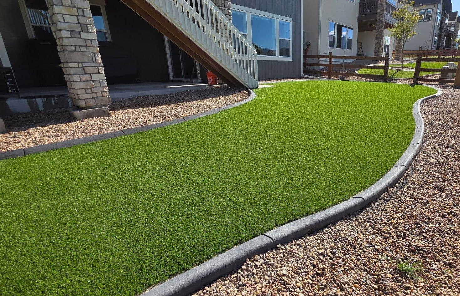 Gallery photos for No Mowing, No Watering - Just a Clean Green Backyard: Image #2